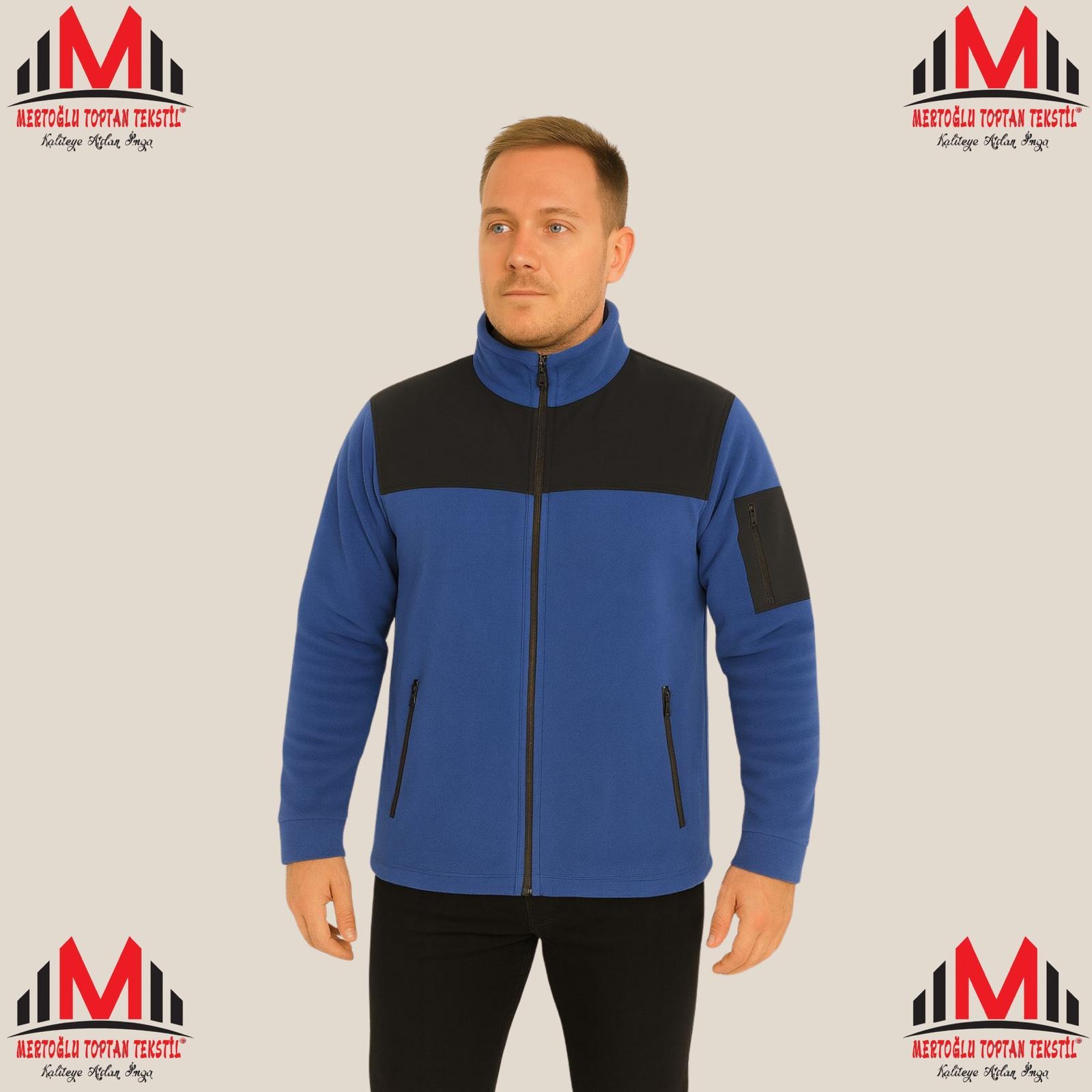 BEBEK MAVİSİ POLAR CEKET 